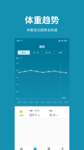 体重日记 3.0.9 安卓版 1