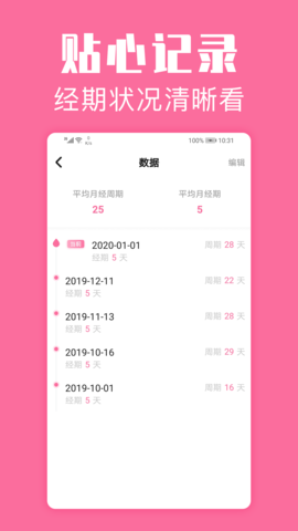 经期管家 1.6.8 最新版 1