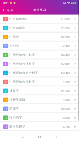 中西医结合执业助理医师总题库 6.2.4 安卓版 1