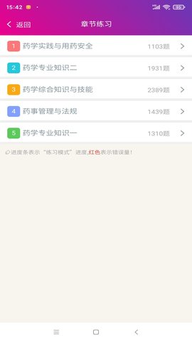 执业西药师总题库 6.2.4 安卓版 1