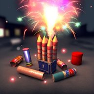 找回童年-3D酷炫狂欢烟花模拟