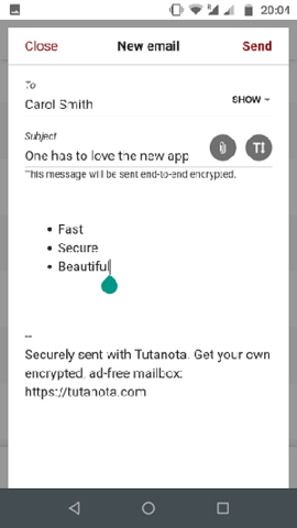 tutanota邮箱 244.240913.0 安卓版 1