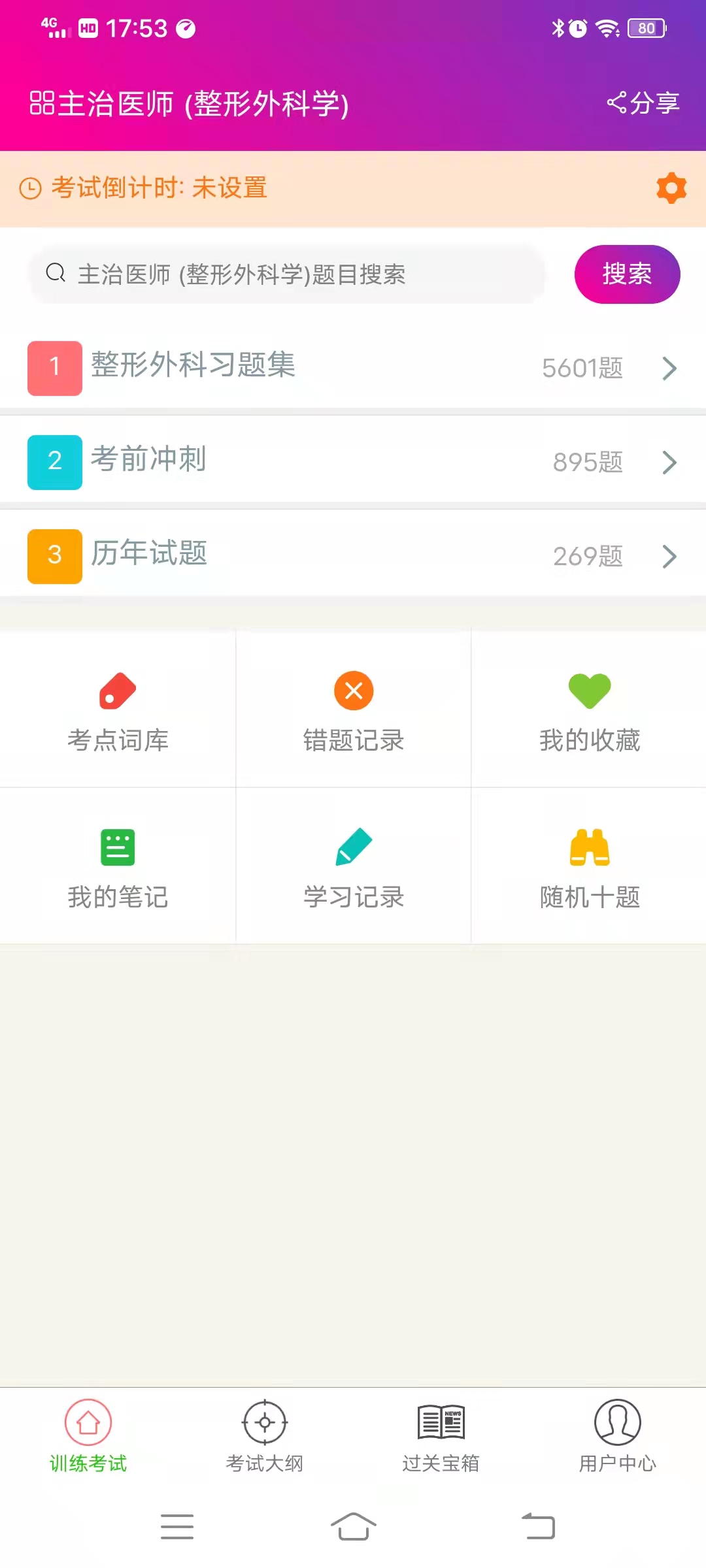 整形外科学主治医师总题库 6.2.4 最新版 1