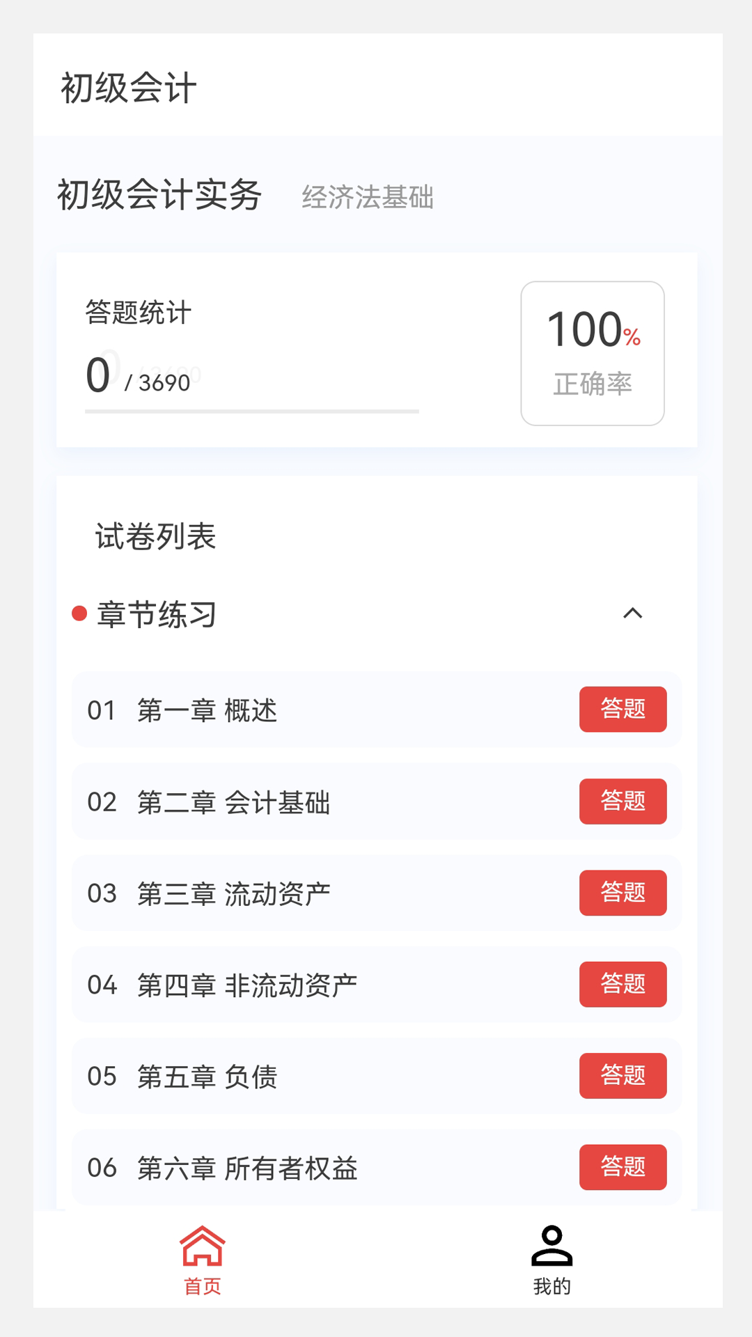 初级会计原题库 1.5.0 最新版 1