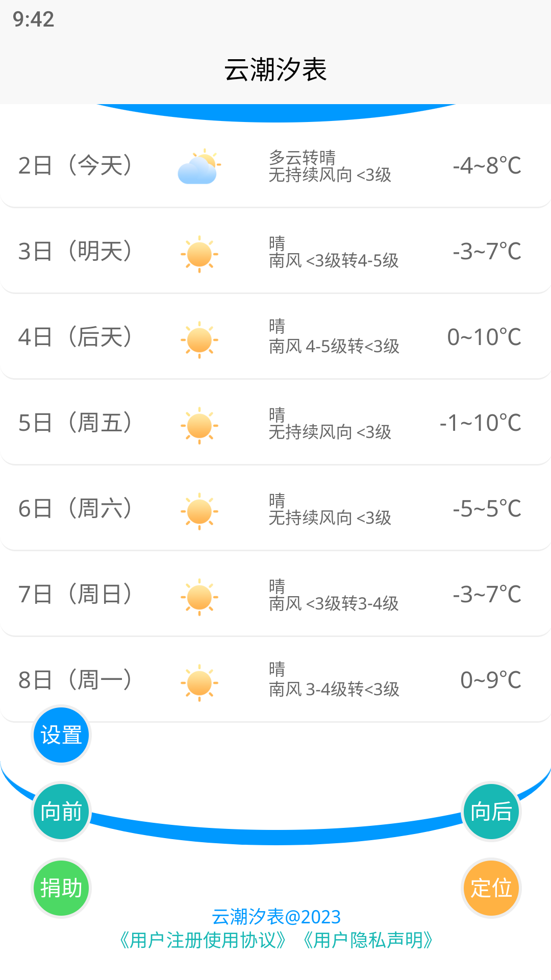 云潮汐表 1.0.9 最新版 2