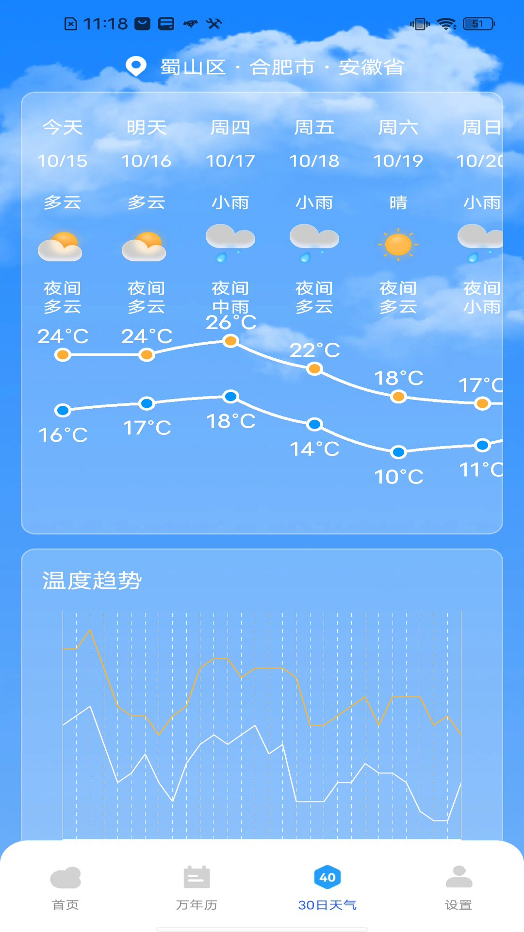 准点实时天气 1.0.2 最新版 1