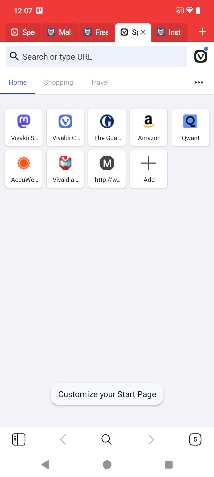 Vivaldi 7.1.3580.116 安卓版 3