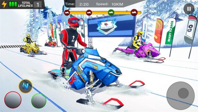 雪地飙车赛 v0.5 安卓版 2