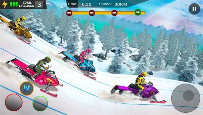 雪地飙车赛 v0.5 安卓版 1