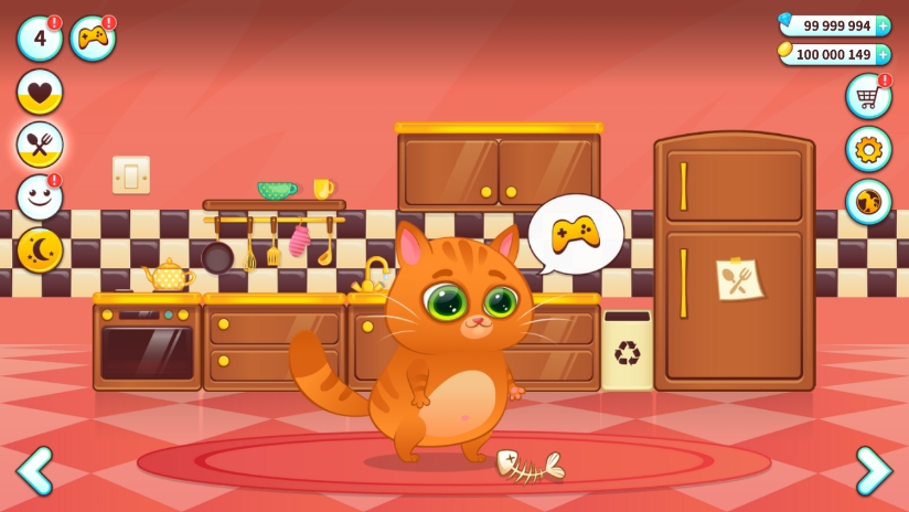 我的虚拟宠物猫bubbu无限金币版下载安装