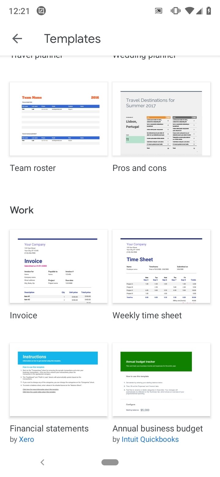 GoogleSheets 1.25.202.02.90 安卓版 3