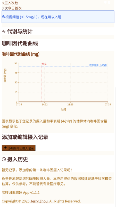 咖啡因追踪器