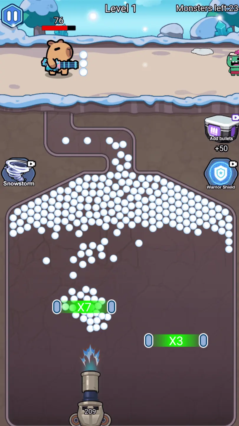 雪球子弹倍增器 1.0.0 安卓版 2