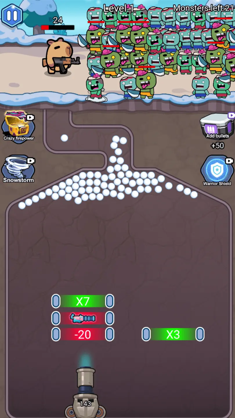 雪球子弹倍增器 1.0.0 安卓版 3