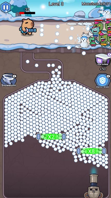 雪球子弹倍增器中文版 1.0.0 安卓版 2