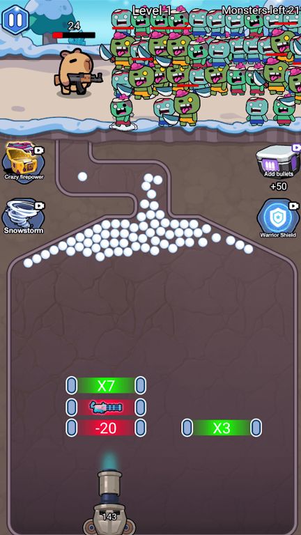 雪球子弹倍增器中文版 1.0.0 安卓版 1