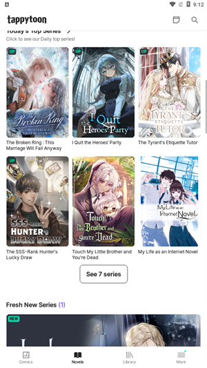 Tappytoon v3.44.0 安卓版 1