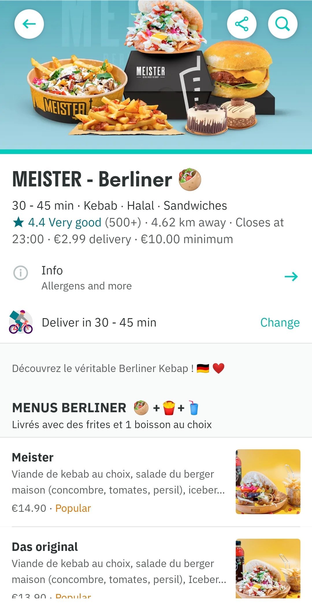 Deliveroo 3.236.1 安卓版 3