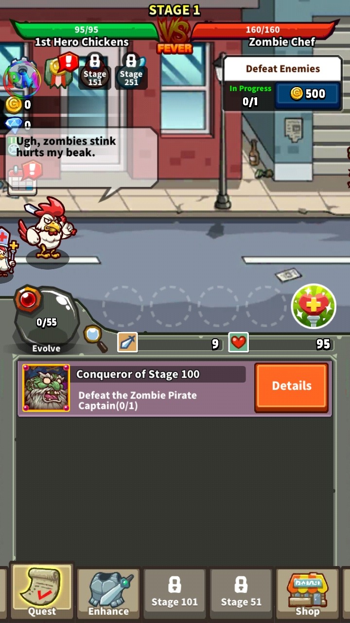 小鸡vs僵尸内置菜单(Chicken Vs Zombies)