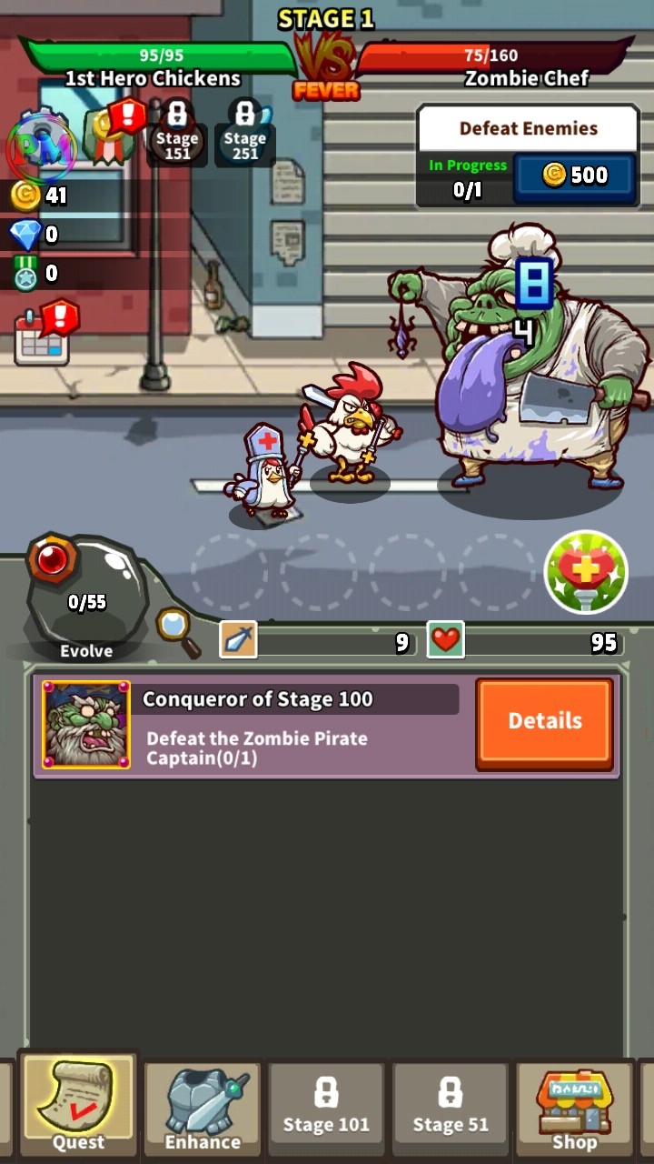 小鸡vs僵尸内置菜单(Chicken Vs Zombies)