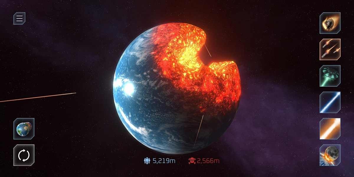 星球毁灭模拟器mod菜单最新版 2.6.0 安卓版 2