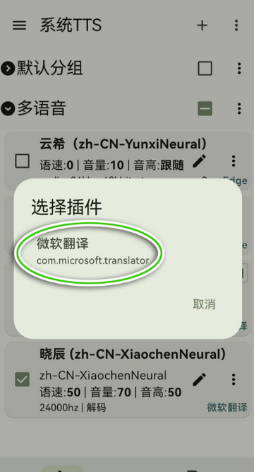 微软语音引擎(TTS Server)