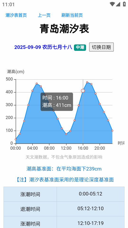 潮汐警报 V1.0 安卓版 1