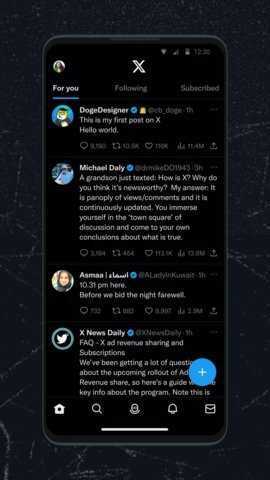 Xtwitter旧版本 11.63.1 安卓版 1