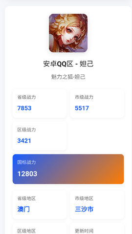 王者战力助手 1.0 安卓版 1