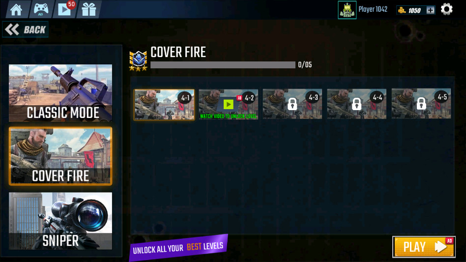 突击队射击枪无限金币 1.51 安卓版 2