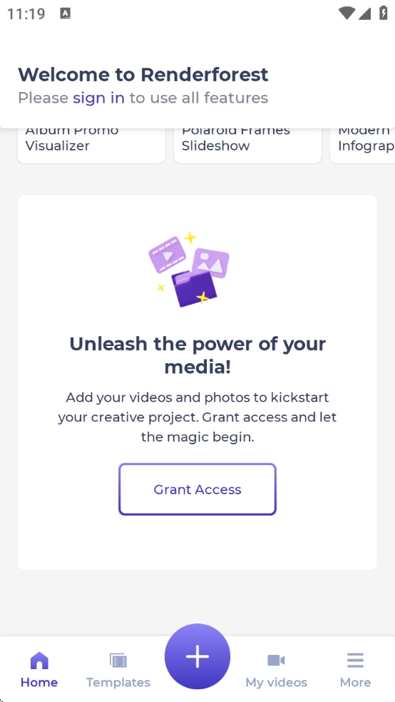 Renderforest生成动画 3.7.5 安卓版 0