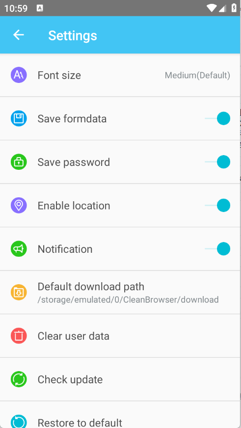 晴象浏览器 1.0.0 安卓版 2