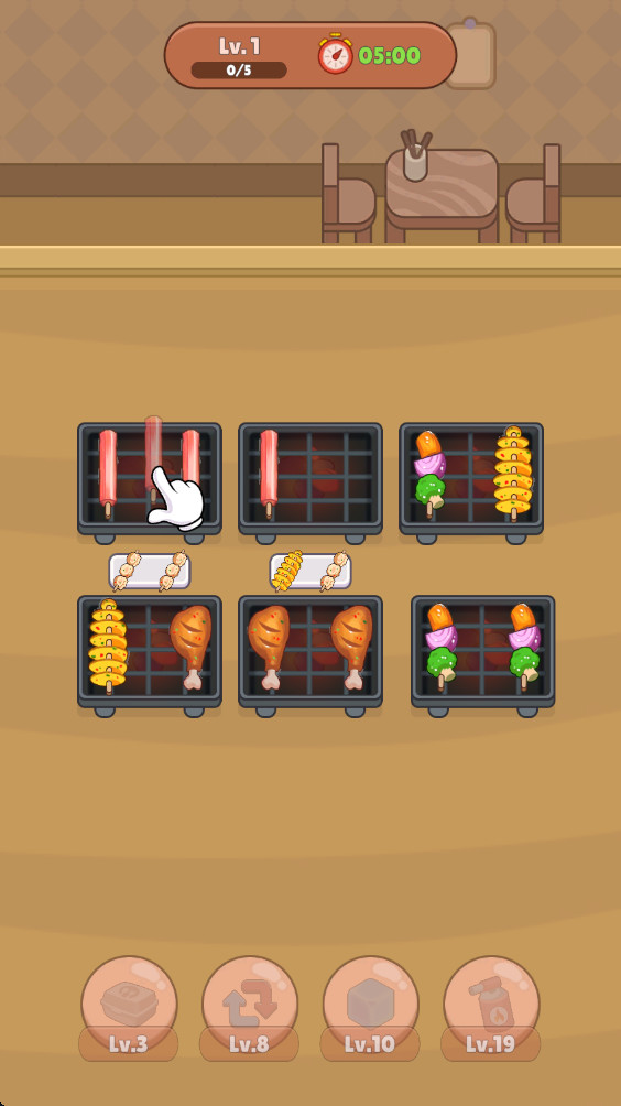 烧烤排序 0.0.5 最新版 3