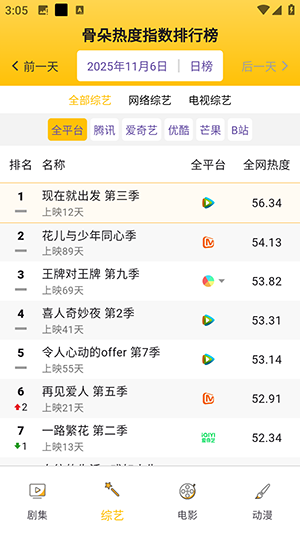 骨朵排行 1.0.0 安卓版 1