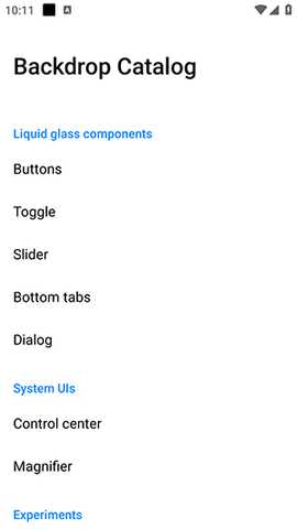 Catalog模拟iOS26液态玻璃下载-Catalog软件安卓下载安装免费版v1.0.0-dev