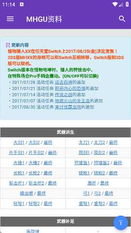 MHGU资料库 2.2.8 安卓版 3