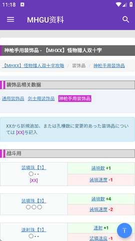 MHGU资料库 2.2.8 安卓版 1