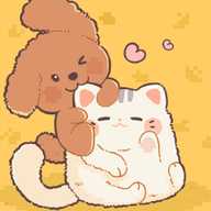 猫猫狗狗一起玩