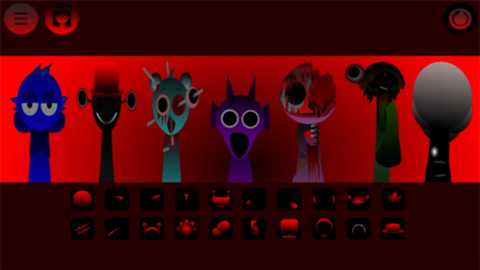 节奏盒子Sprunki1-5阶段混合