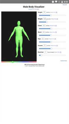 身体建模bodyvisualizer 3.3.5 安卓版 2
