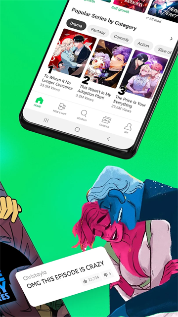 Webtoon中文版 3.9.5 安卓版 2