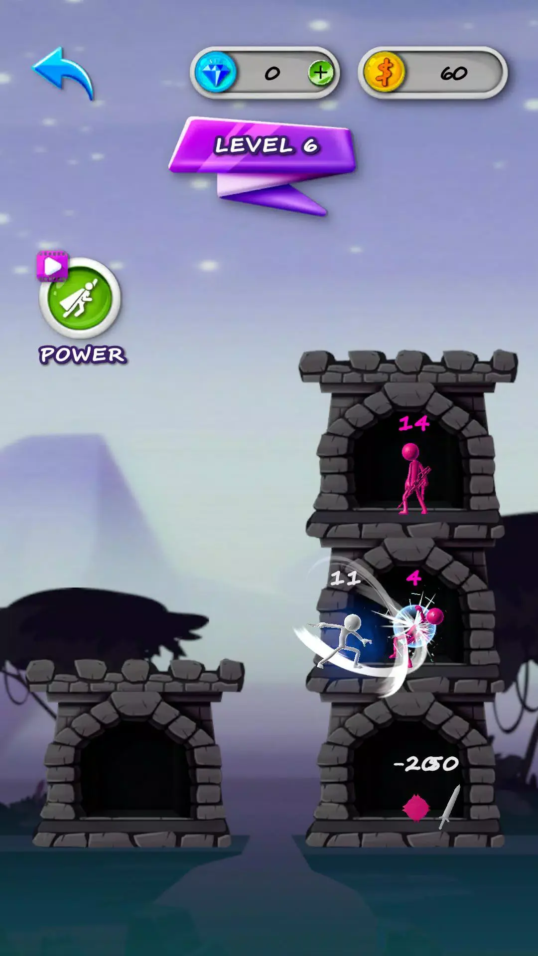 火柴人格斗塔防 4.0 安卓版 3