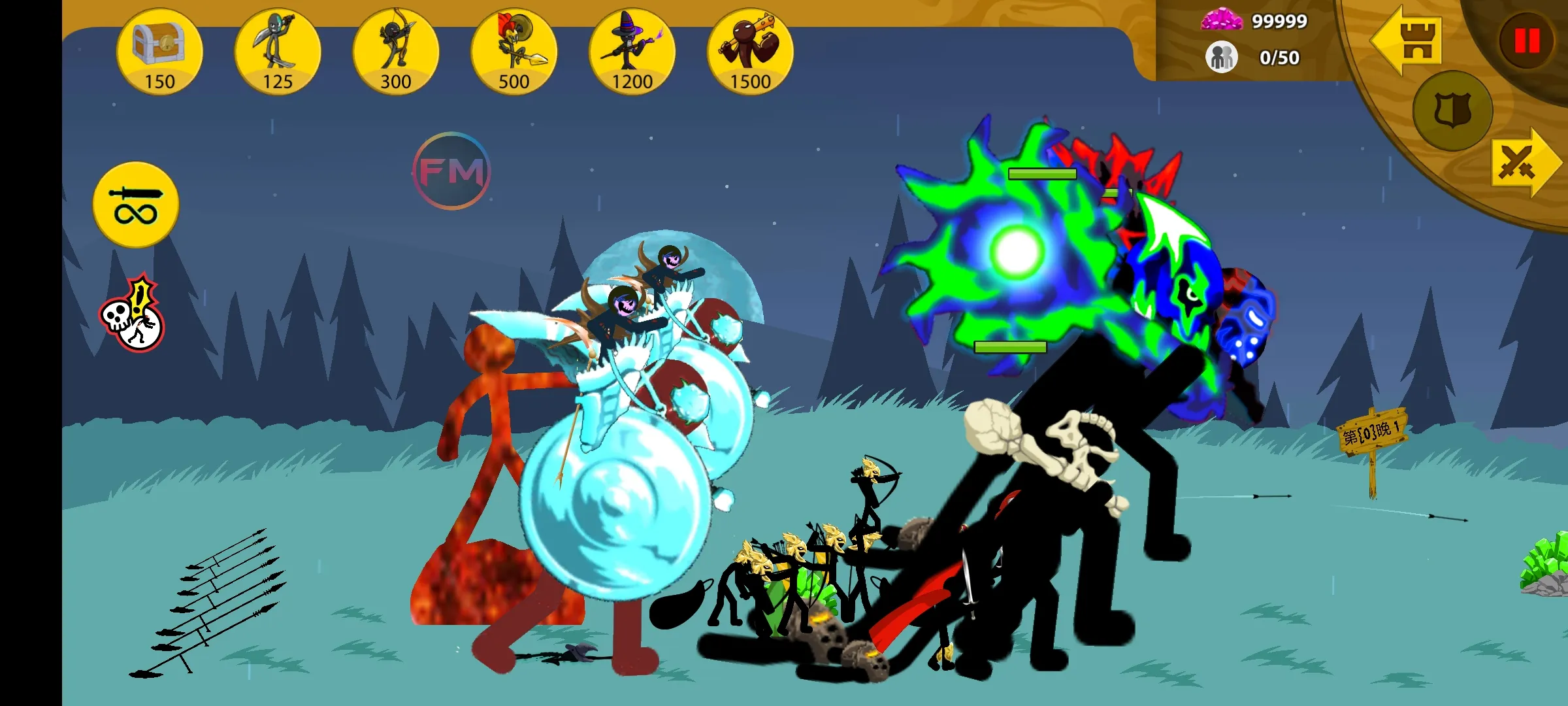 火柴人战争遗产皮肤版 MOD by hugo gaming my friend 安卓版 3