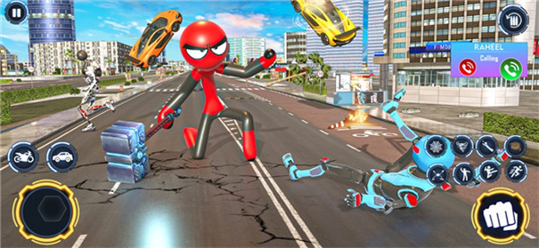 圣诞老人火柴人绳索英雄 v4.4.0 最新版 0