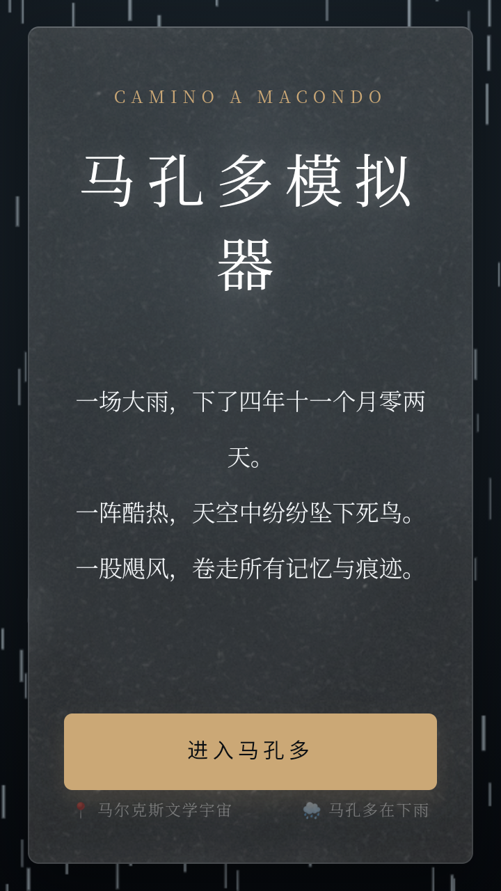 百年孤独命运模拟器 1.0 安卓版 0