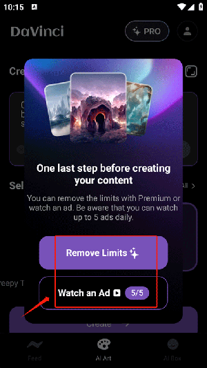 DaVinci ai图形生成器