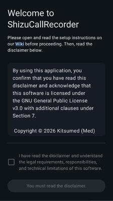 ShizuCallRecorder v1.0.0 安卓版 2