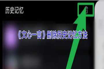 文心一言怎么清除对话记录-文心一言如何清除历史对话