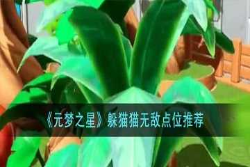 元梦之星躲猫猫最佳躲避点-元梦之星躲猫猫的技巧和方法