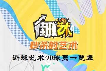 街球艺术T0球员一览表-街球艺术2026球员推荐